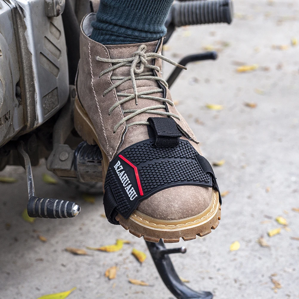 Almohadilla de cambio de marchas de motocicleta para hombre, Protector de zapatos de moto, Protector impermeable, accesorios de cubierta de botas de | - AliExpress