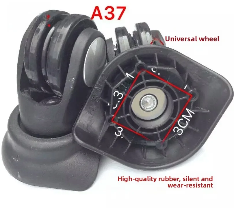 Hongeng A52 A65 A84 A23 A90 Lage Bag Accories Universal Wheels Bla Hardware Parts for Suitcase And Bag