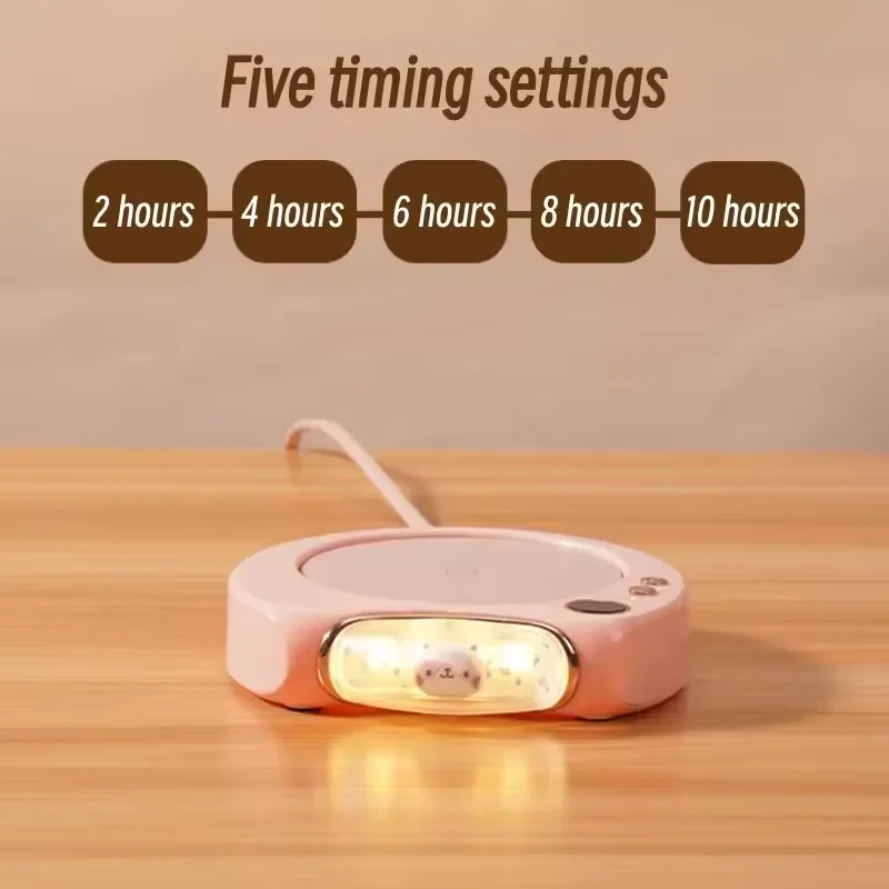 Electric Cup Heater Mug Warmer 100℃ Hot Tea Makers Warmer Coaster 5 Gear Temperature Cup Heaters for Coffee Milk Tea Heating Pad 3