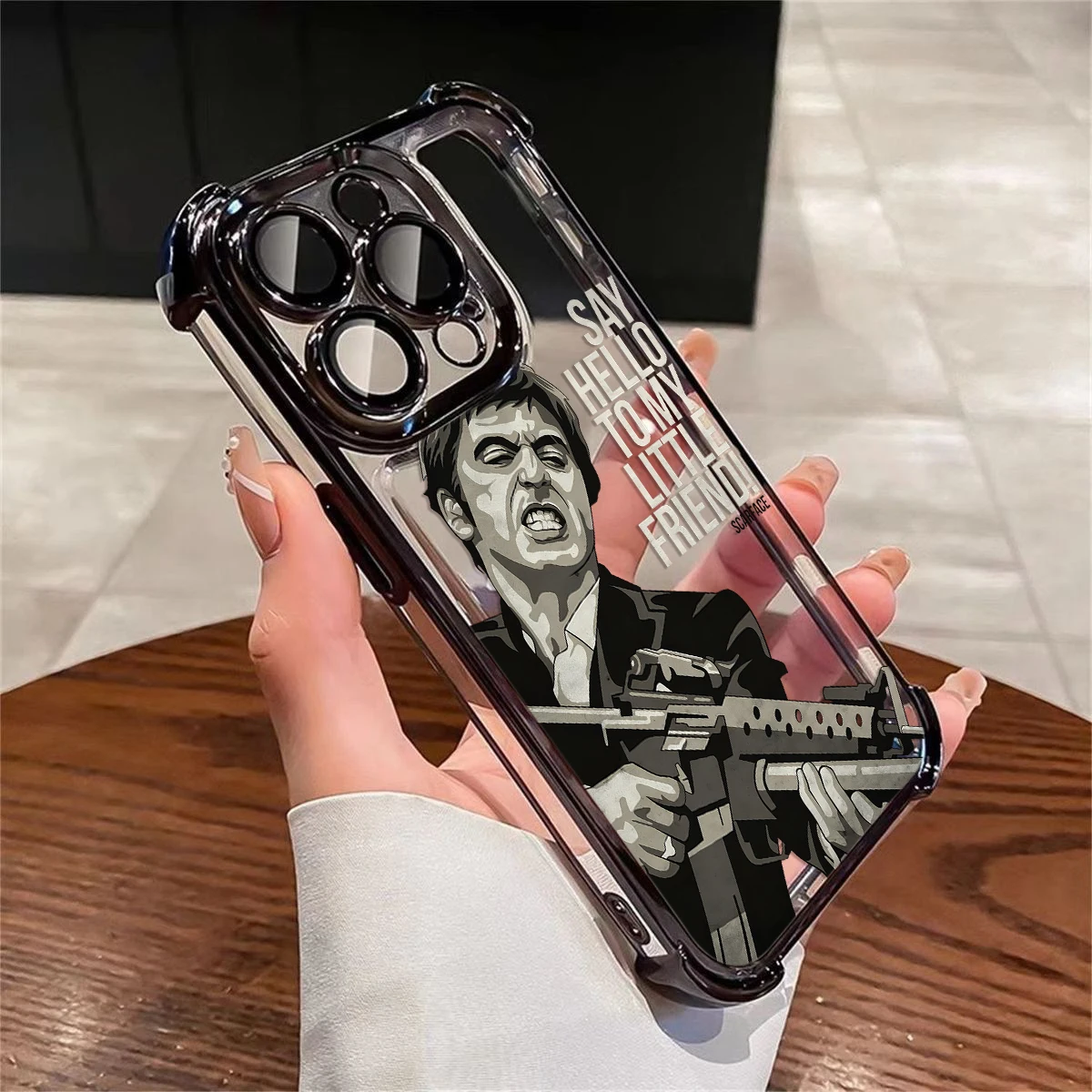 Scarface Shockproof Clear Armor Phone Case
