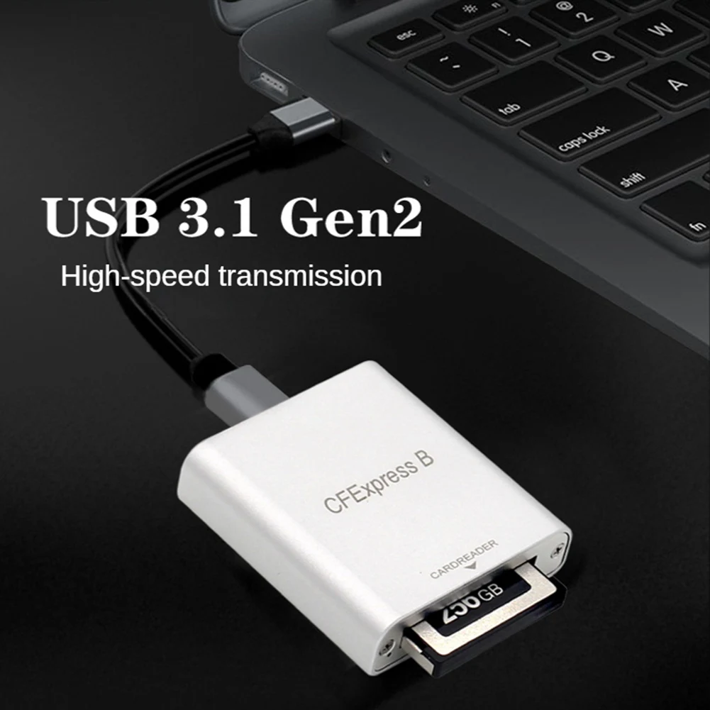 CFexpress CFE 카드 리더 및 A 타입에서 C 타입 케이블 키트, Z6, Z7, 1DX3 카메라 카드용, USB3.1 GEN 2, 10Gbps 카드 리더, PH862