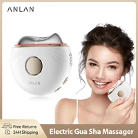 ANLAN Electric Guasha Massager EMS Face Lifting Remove Edema Firming Skin Clod Heat Body Scraping Therapy Skincare Beauty Device 1