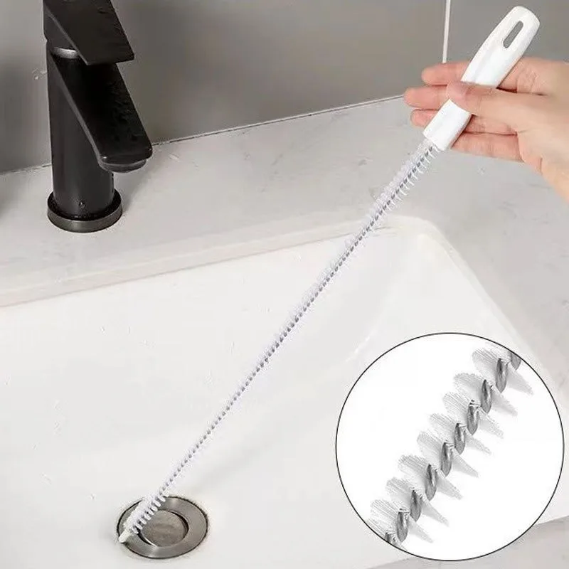 Pipe Dredging Brush Bathroom Hair Sewer Sink Cleaning Brushes Drain Cleaner Flexible Cleaner Kitchen Clog Plug Hole Remover Tool 2