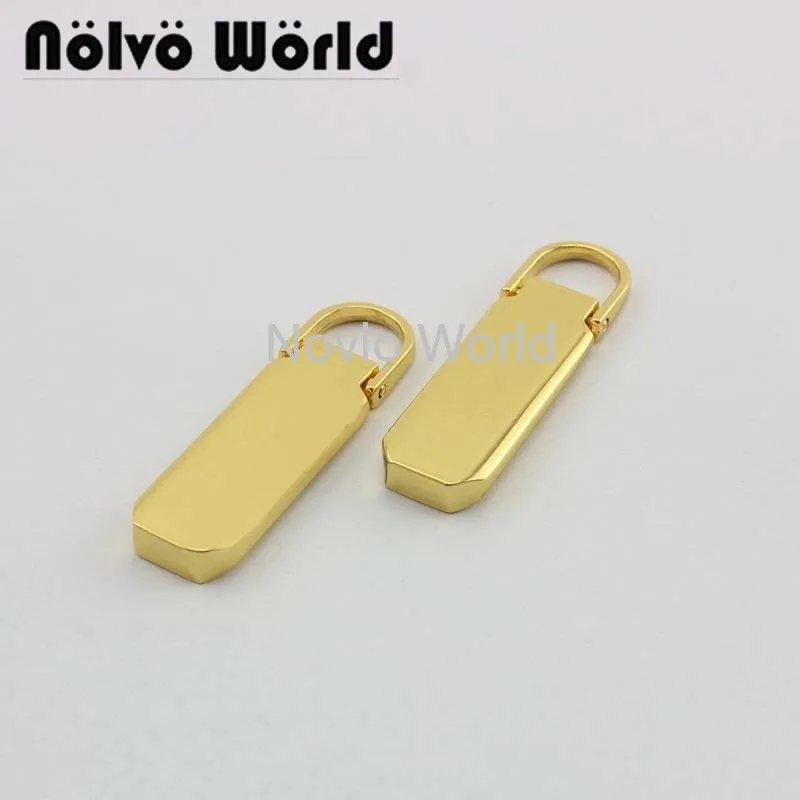 20-100pcs 4 colors 41x12mm zipper Thick Slider metal zipper slider clothing bag for 5# zipper pullers