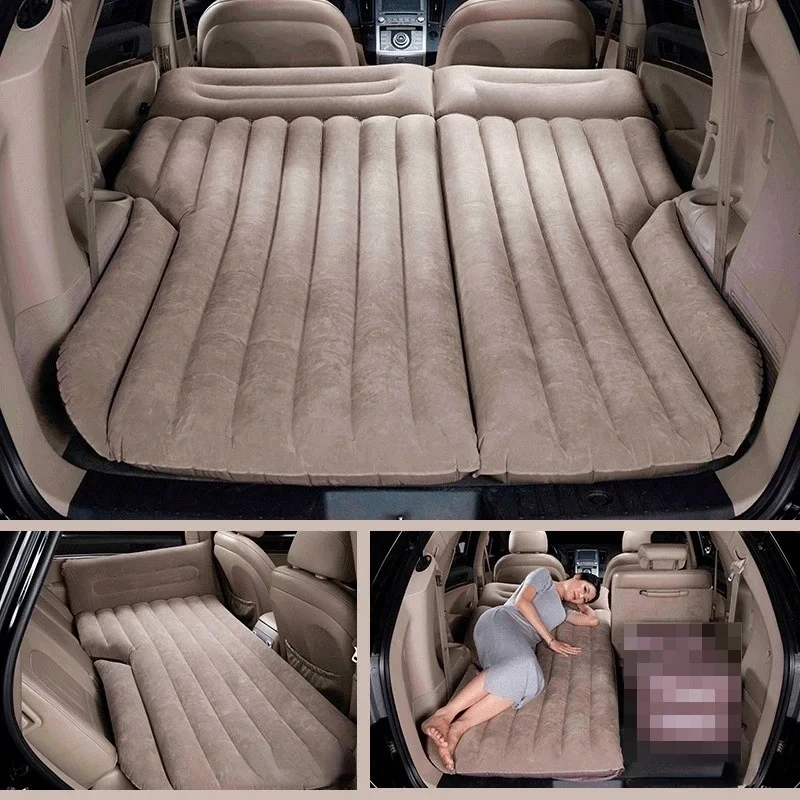 Car Travel Bed Foldable Twin Mattress SUV Trunk Automobile Mattress Outdoor Cushions Sleeping Bed Backseat Air