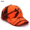 KOEP New Tree Orange Camo Baseball Cap Fishing Caps Men Outdoor Hunting Camouflage Jungle Hat Wild Duck Embroidery 4