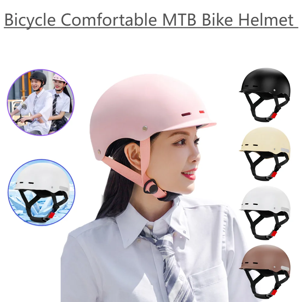 Electric Scooter Cycle Helmet Four Seasons Riding Safety Head Protection Comfortable E-Bike Motorcycle Bike Helmet for Men Women scooter helmet