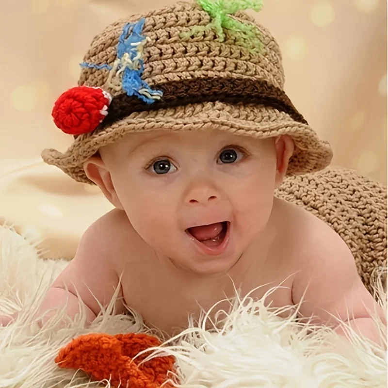 

10Types Newborn Photography Props Optional Crochet Knitted Photo Accessories Baby Costume Boys Girls Photographie Clothes