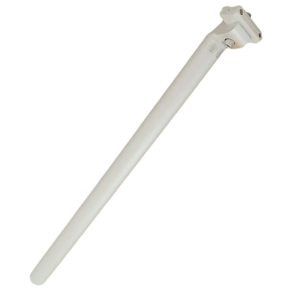 Seatpost White Seat Tube 3.04cm 50cm White Bicycle Seatpost Folding Bicycle Aluminum Alloy-Folding Accesseries