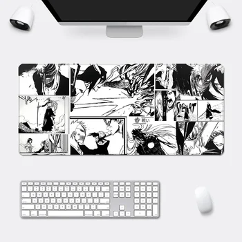 Tapis de Souris BLEACH XXL 90x40 – Impression HD, Antidérapant, Bord Cousu 2
