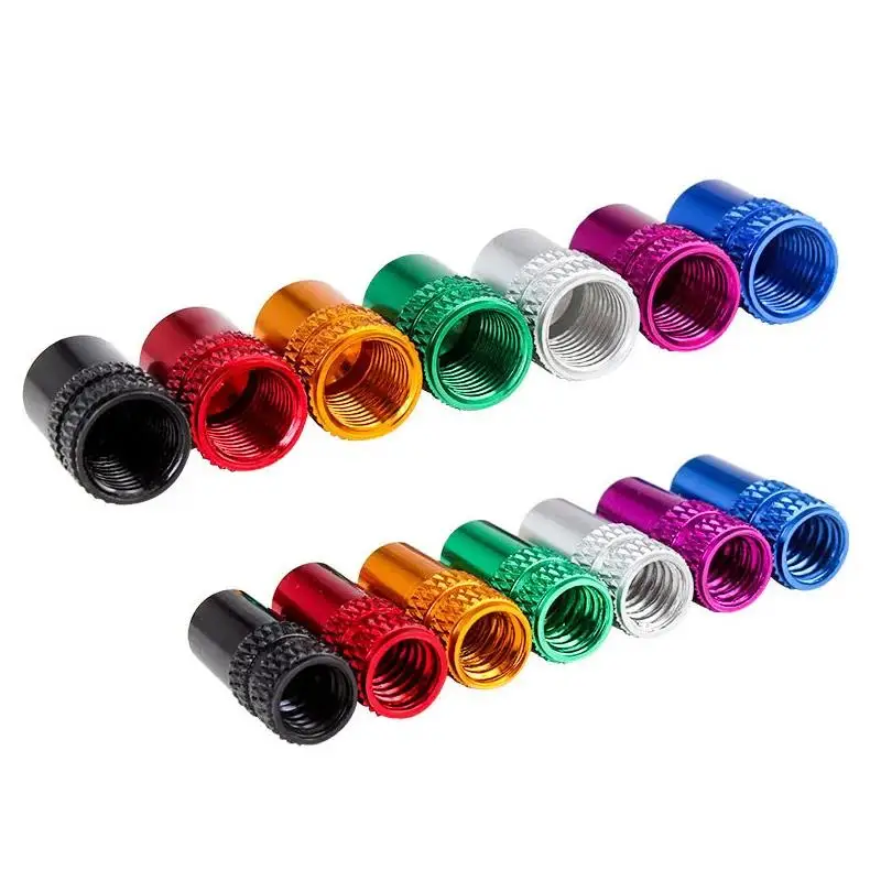 Bicycle Tire Valve Cap Aluminum Alloy Schrader/Presta Valve Core Lends Mtb Tubeless Cover 4/10 pcs bicycle tire valve cap bicycle valve cap valve cap valve caps