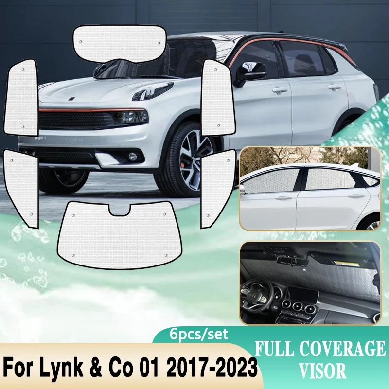 

Полноразмерные солнцезащитные очки для Lynk & Co 01 CX11 2017 ~ 2023, автомобильные аксессуары, солнцезащитный козырек для лобового стекла 2018 2019 2020