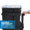 NEW Stack System Mobile Toolbox for Storage and Organization 3 Piece Resin Plastic Modular Toolbox System 5