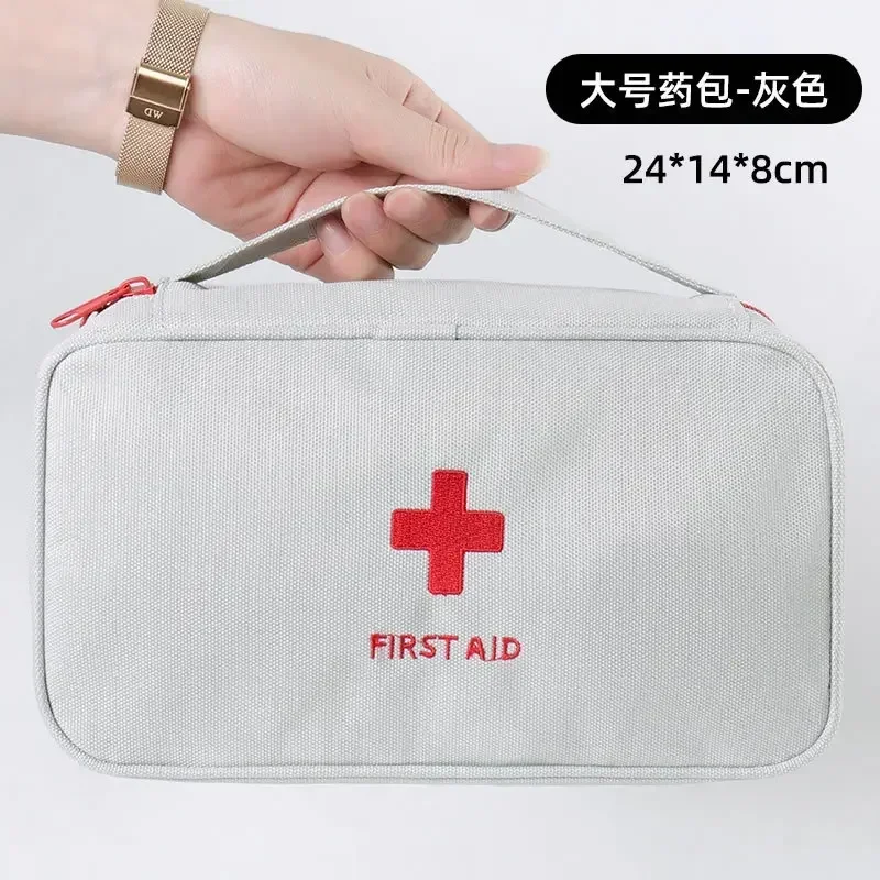 Premier Sac De Premiers Soins Vide Pochette Mini Portable Multi  Compartiment Voyage En Plein Air Kit De Médecine D'urgence Sac De Rangement  De Médicaments Médicaux - Temu Belgium