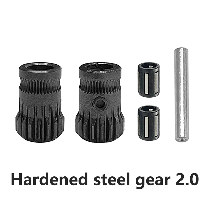 

Drive Gear Kit Dual Gears HRC60+ DDB Extruder Kit Cloned Btech Upgrade for B M G Extruder 3D Printer Gear Bowden 3D Printer Kit