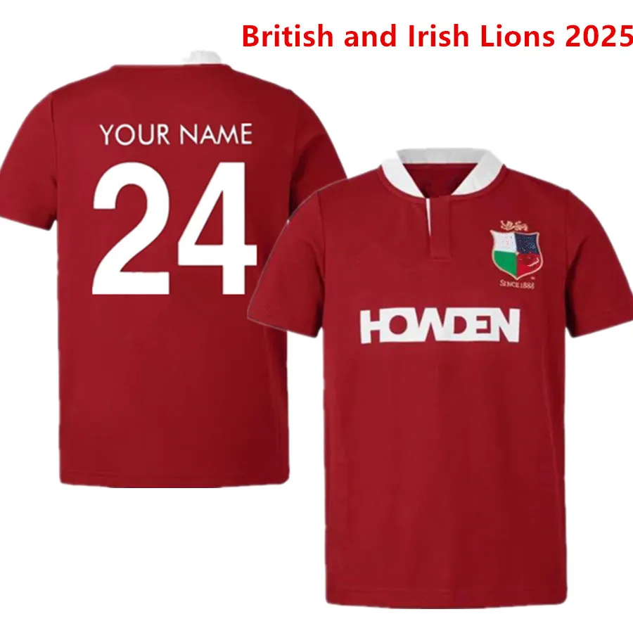 British and Irish Lions Home Rugby Jersey aldult size S--5XL Kids size 16--26 rugby jersey