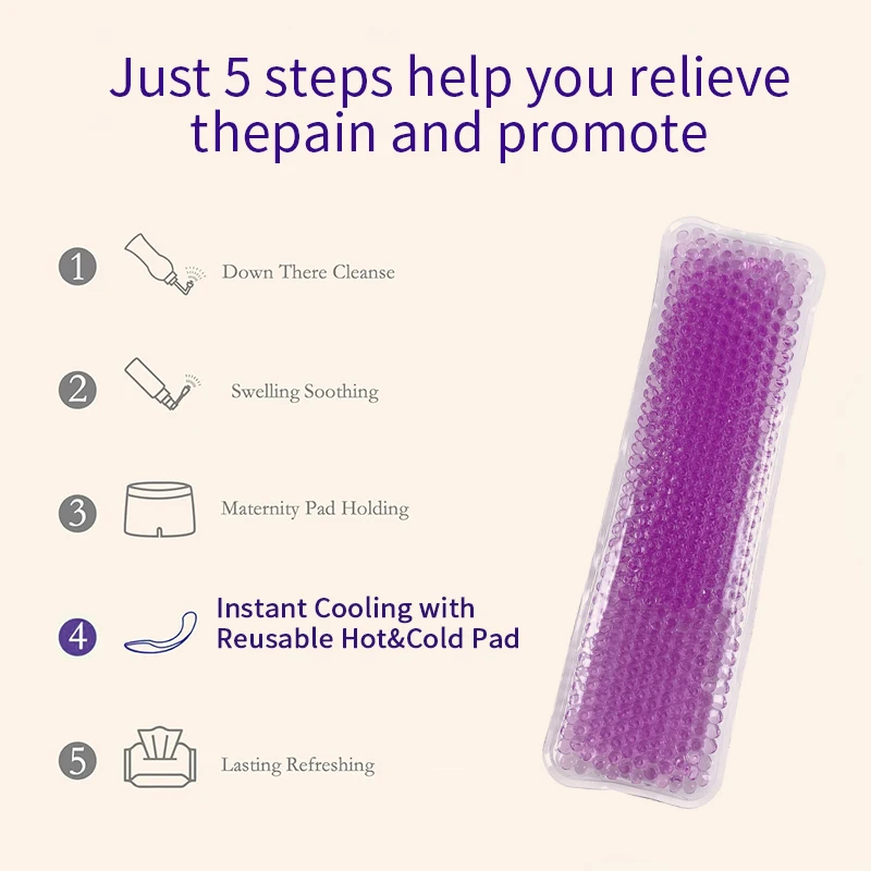 Postpartum Cooling Pad Ice Pack Cold Therapy Gel Bead For Cesarean Healthy Perineal Cold Pack Postpartum Ice For Parturient