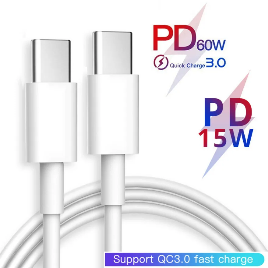 

Кабель USB Type-C на Type-C PD для быстрой зарядки, 500 шт.