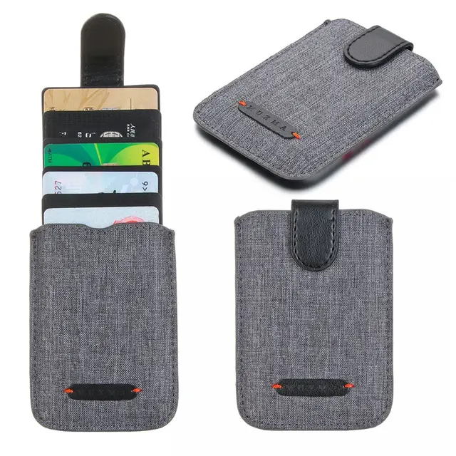 Airtag Case Phone Card Holder, Leather Stick On, Strongest Phone