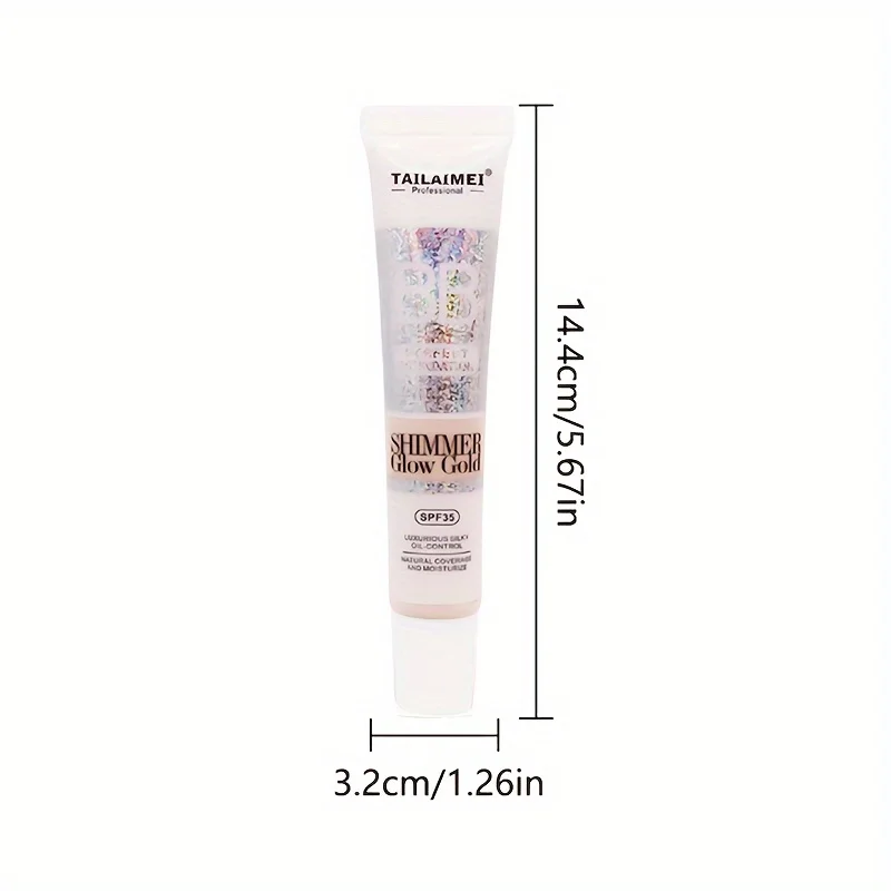 Pearlescent fine flash pigment BB cream isolation pre-makeup lotion foundation concealer brighten skin tone moisturizing makeup 6
