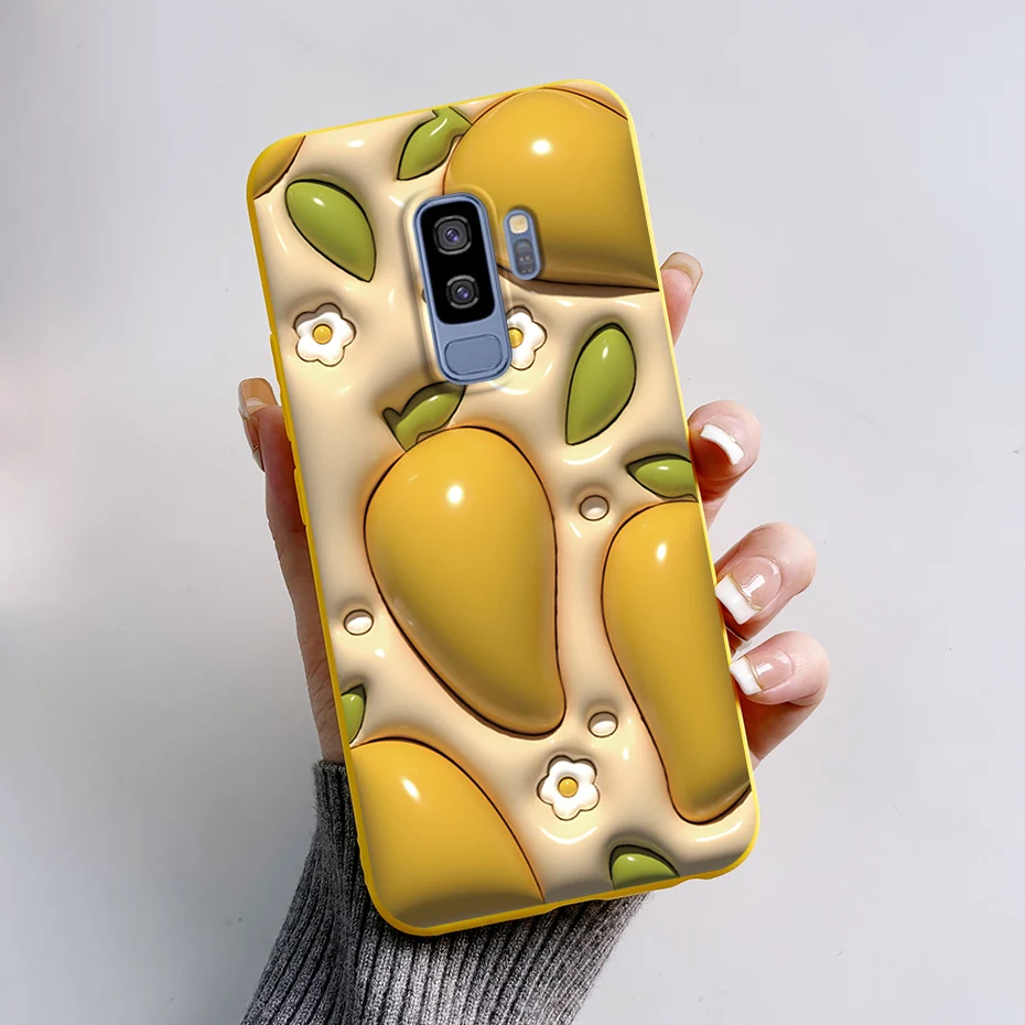 Astronaut Silicone Phone Case with Protective Bumper for Samsung Galaxy S9/S9+