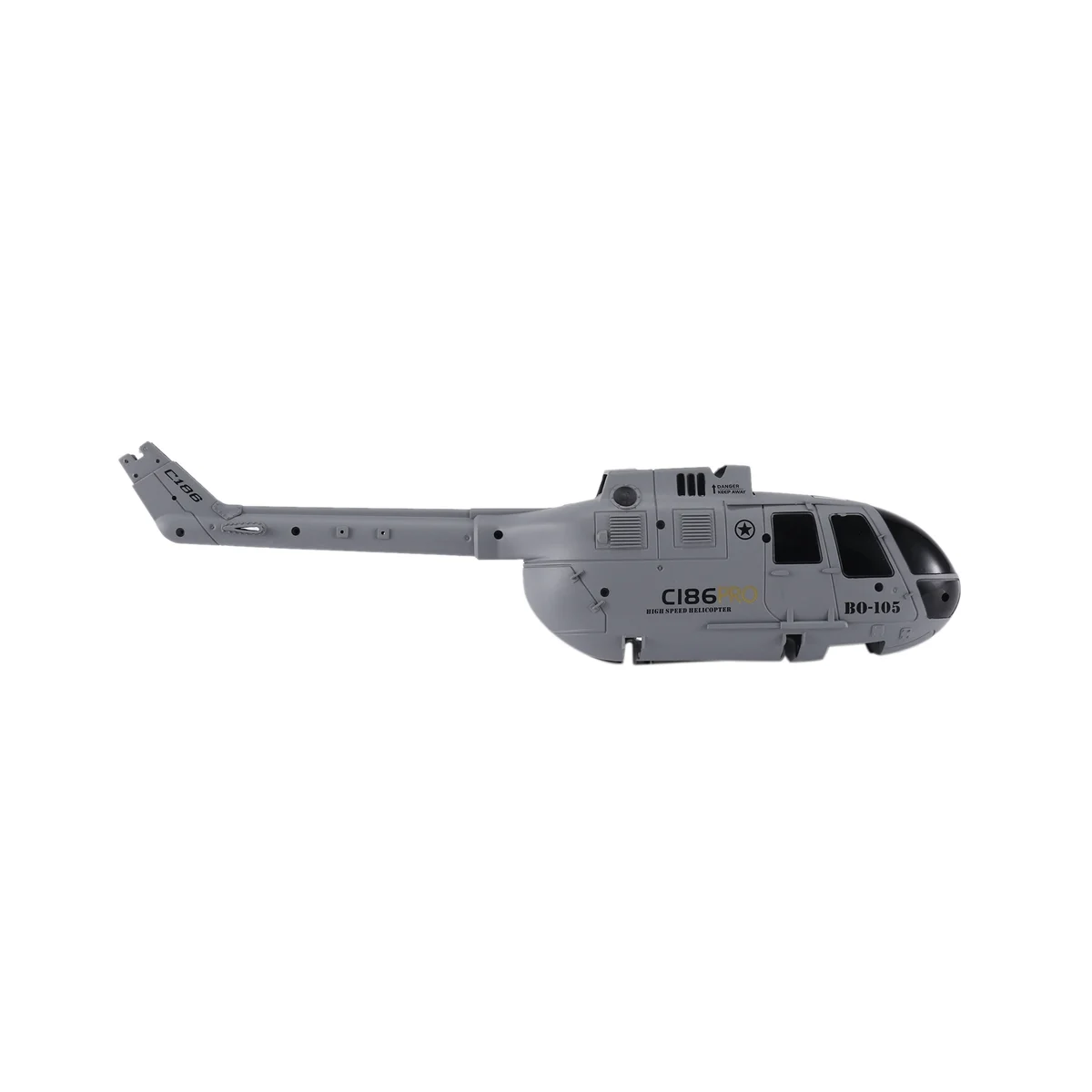 

C186 C-186 Pro Shell Cover Set RC Helicopter Airplane Drone Spare Parts Upgrade Accessories,Grey