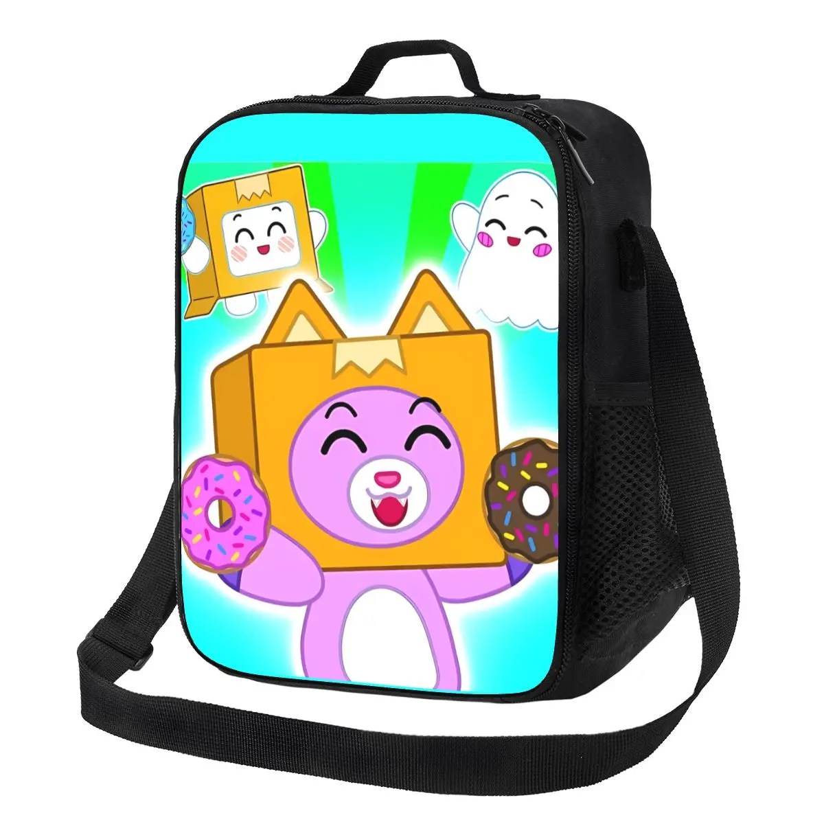 L-Lankyboxs Foxy Lunch Bag Cartoon Vintage Lunch Box Per Bambino Picnic Borsa Termica Portatile Borse Termiche Personalizzate