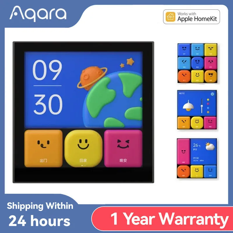 

NEW Aqara Smart Switch S1E smart home Touch Control Scene Panel LED Touch Panel Voice Control Remote Switch Homekit Aqara APP