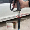 Pressure Washer Swivel 3/8 NPT and M22 14mm Male Thread Fitting Stainless Steel 360° Kink Free Gun to Hose Fitting 4500 PSI 6