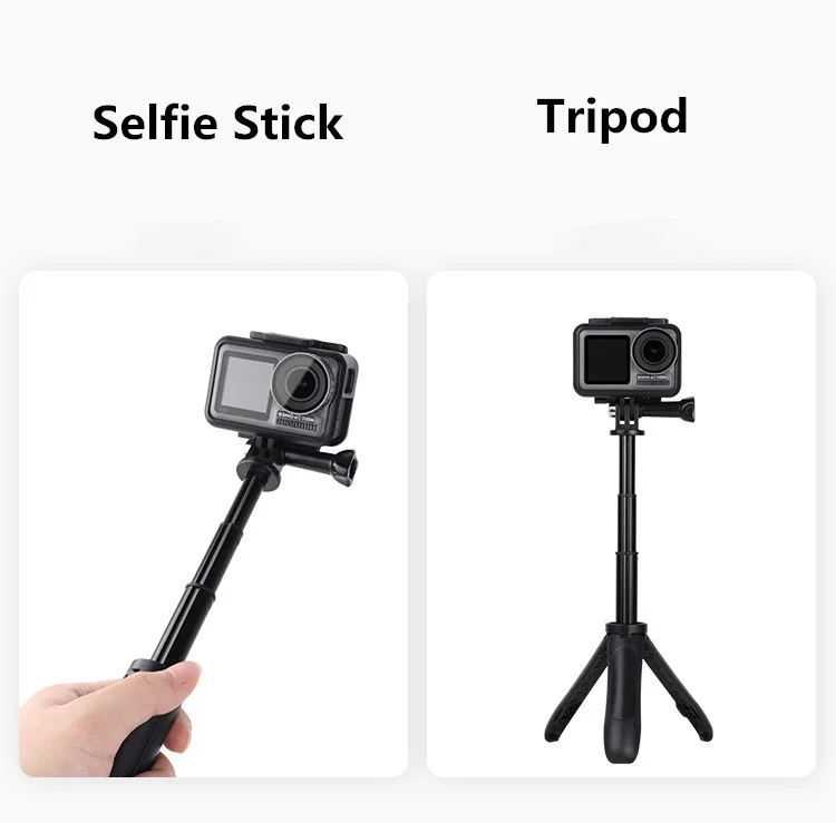 Description Picture 6 of itemExtendable Selfie Stick Portable Vlog Selife Stick Tripod Stand for Gopro 13 12 11 10 9 DJI Osmo Action 5 Pro 4 3 Insta 360 X4