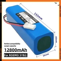 Batterie aste au lithium-ion pour aspirateur robot Xiaomi Lysie à R1 Viomi S9 Roidmi Eve Plus, 12800mAh 4