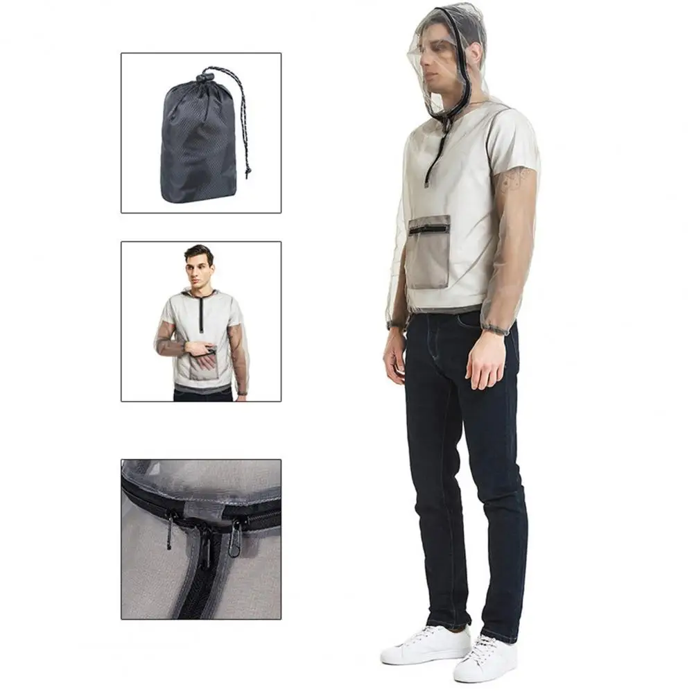 beekeeping suit,beekeeping clothing Beekeeping Protective Clothing Mosquito Suit Double Zipper Design Super Cool Soft Mesh Insectss Protective Jacket for Gardening