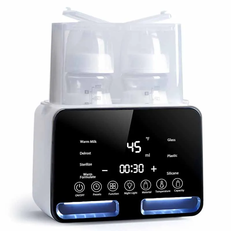 Baby Bottle Warmer Sterilizer Multifunction Fast Milk Bottle Warmers with Timer Accurate Temperature Control Newborn Accessories 1