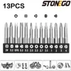 STONEGO 13/7/5Pcs  Special shape drill bit set, hexagonal socket for power tools, appliance repair drill screwdriver accessories 1