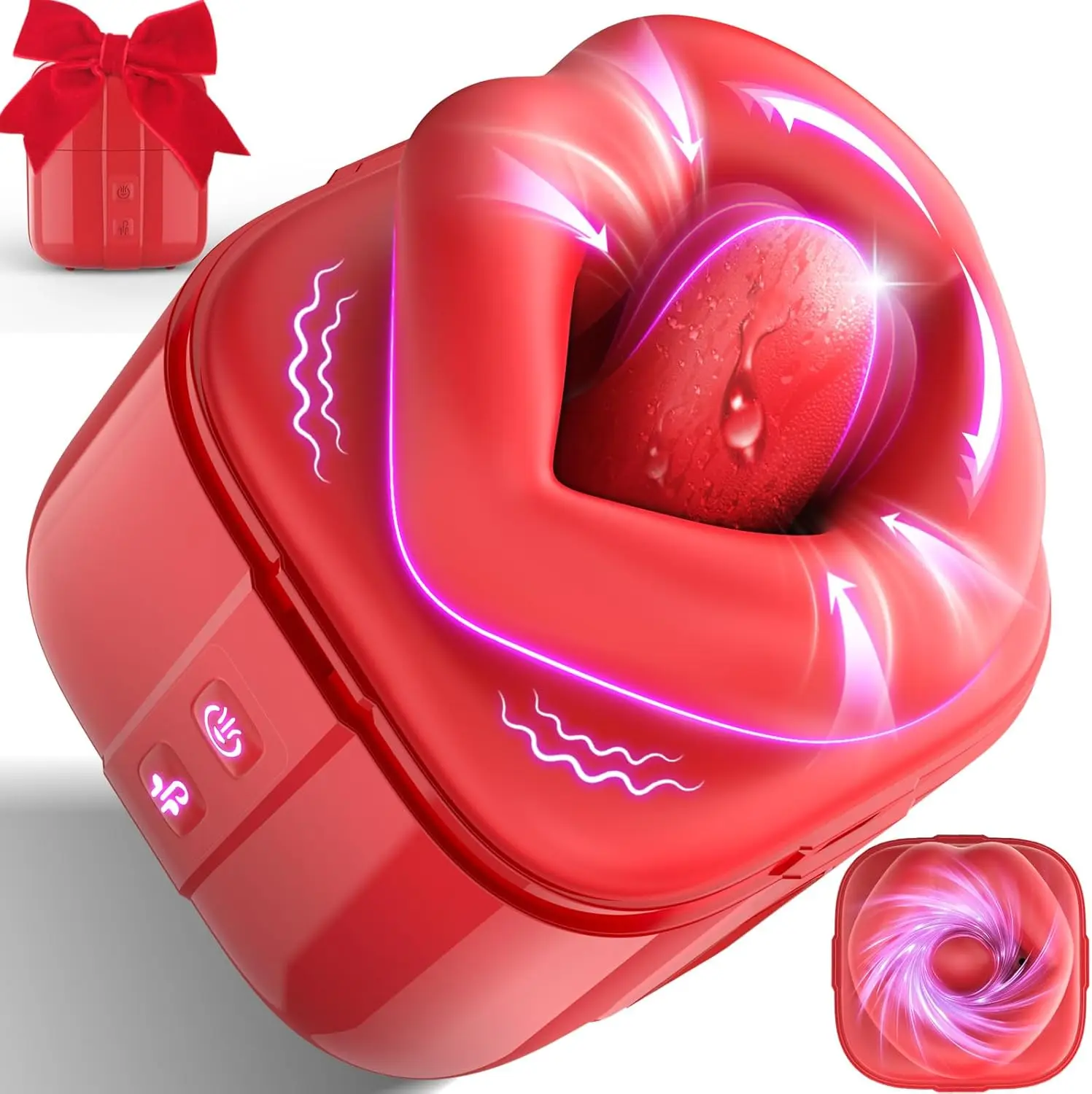 Vibrator Zunge Sex Spielzeug für Frauen Real Touch Big Mouth Saugen Vibrator Erwachsene Oral Spielzeug für Klitoris Nippel Klitoris Stimulator