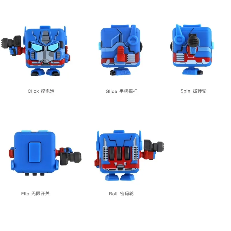 Hasbro Fidget Cube Transformers Bumblebee Optimus Prime PVC