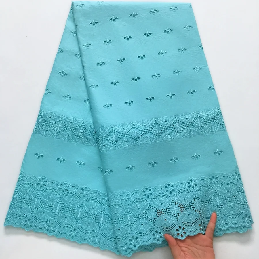 Blue Swiss Voile Lace Fabrics Blue Swiss Voile Lace Fabrics