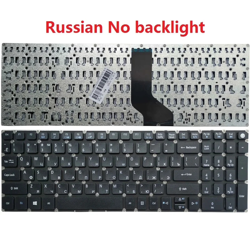 Teclado portátil Acer Aspire 3, russo, EUA,