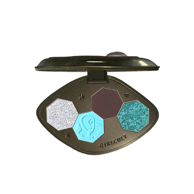 Girlcult Makeup Eyeshadow Palette Palette Di Ombretti A Quattro Colori Blue Aurora Chameleon Eyeshadow Palette
