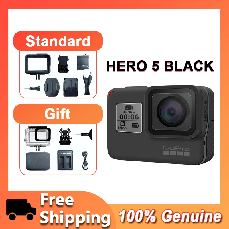 GoPro-HERO5-siyah-eylem-Go-Pro-kamera-orijinal-4K-12MP-Ultra-y-ksek-z-n ...