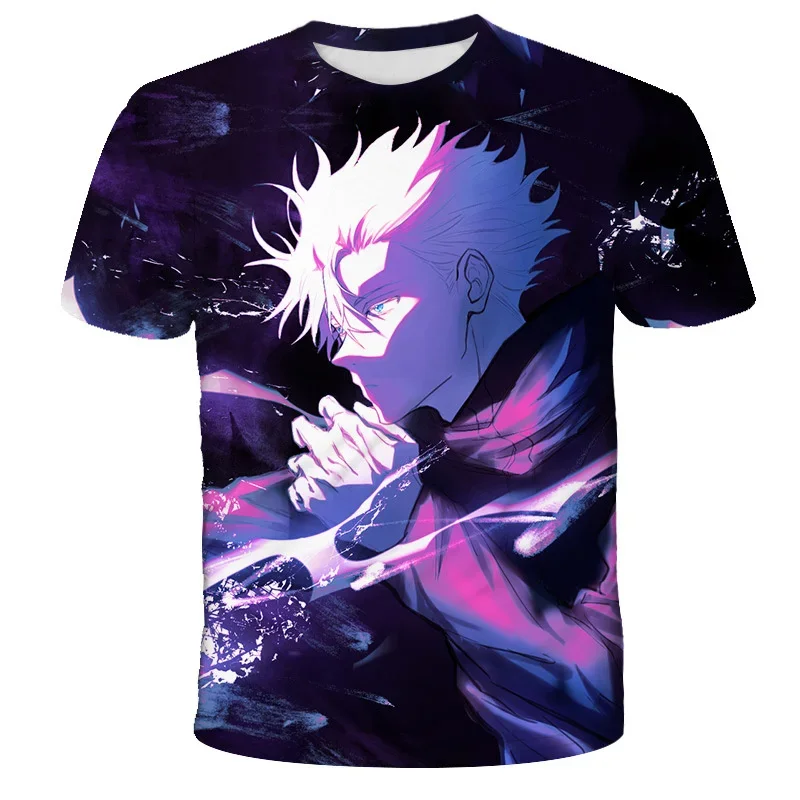 

Anime Characters Unisex T-Shirt Casual Round Neck Short Sleeve Tee Unisex T Shirt for Men and Women Top