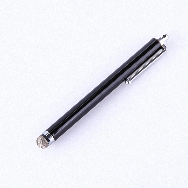 10 teile/paket Hohe Qualität Metall Kapazitiven Touch Pen Stylus Bildschirm Faser Kapazitiven Tuch Für Telefon Tablet Laptop + Zip Tasche – Detail 2