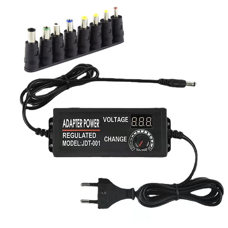 

AC DC 3V 9V 12V 24V Power Adapter Supply Adjustable 220V To 12V Transformers Power Adapter 5V Display Screen Voltage Regulated