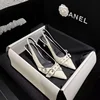Female Slip On Footwear Fashion Metal Buckle Ladies High Heels Shoes Slides Pointed Toe Women Heels Pumps Shoes New In 2025 1