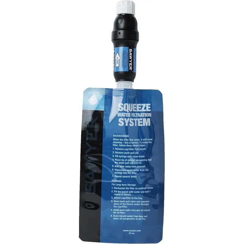  slider image of Sawyer Squeeze Water Filtration