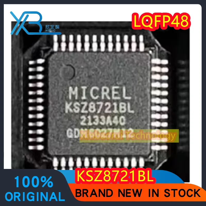 (5/10pieces) KSZ8721BLI LQFP48 KSZ8721 KS8721 KSZ8721BL Data Communication/Ethernet 100% Brand New Original Electronics