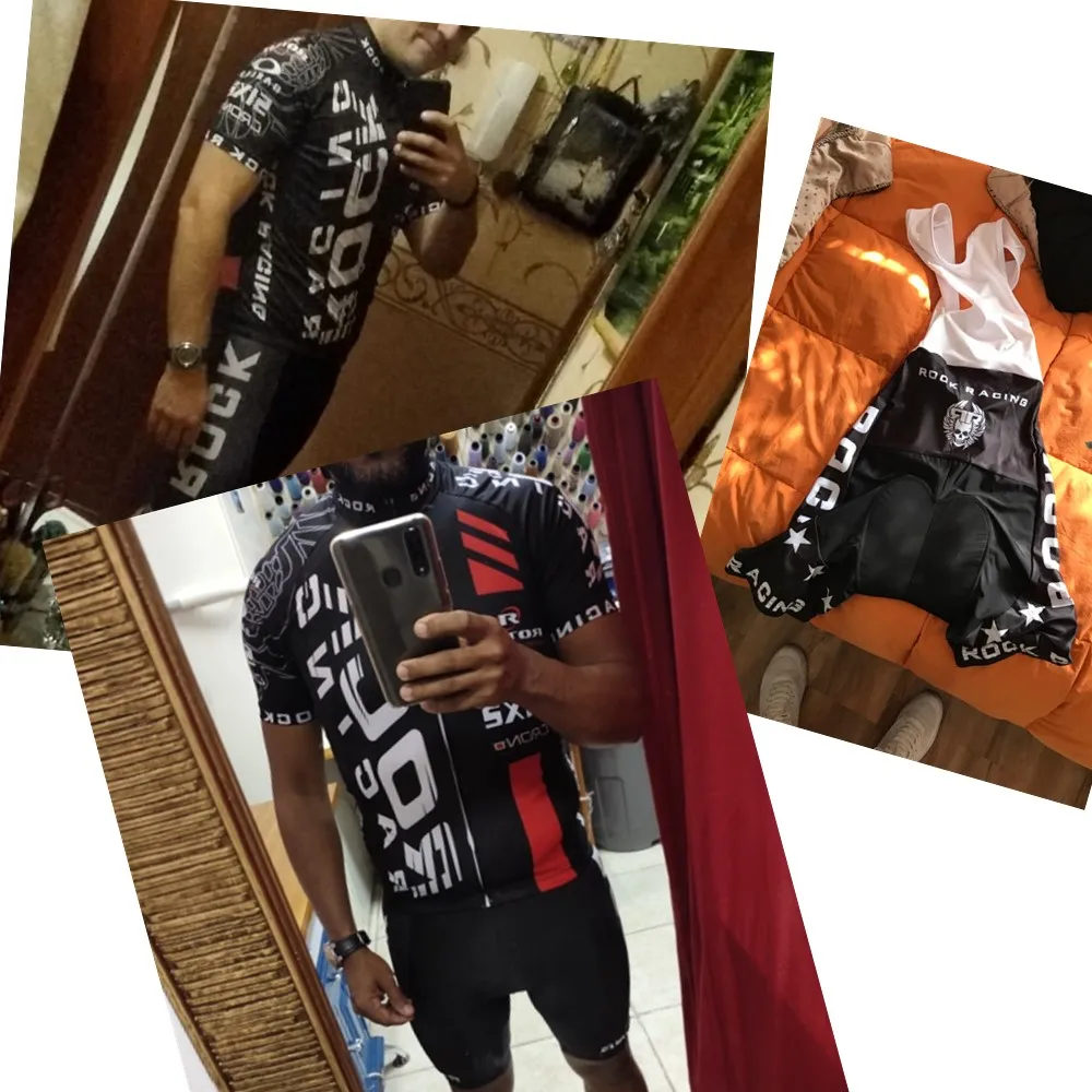 Breathable Short Sleeve Cycling Clothing for Men, Rock Racing Sports Team, Training Jersey, Ciclismo, Verano Jerseys, 2024 5