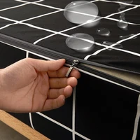 6-Sides Full Enclosed Waterproof Mattress Cover with Zipper All Inclusive Mattress Protector Customizable Size Bed Fitted Sheet 1