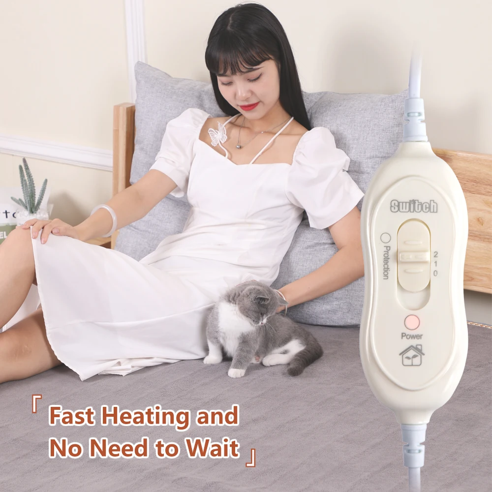 150x80cm Electric Blanket Double Heater for Room Winter Warmer Heating Pad Electric  Blanket Bed 2 Speeds Cozy Mattress Cover - AliExpress