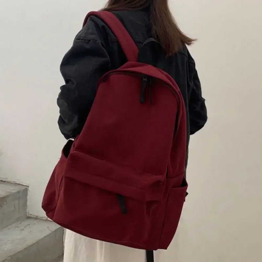 

Дорожный рюкзак для кемпинга, студенческий рюкзак, водонепроницаемый женский рюкзак с двумя ремешками и карманами для бутылки для воды, школьный ранец